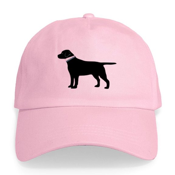 CafePress - Black Lab Retriever Preppy - Adjustable 100% Brushed Unisex Casual Cotton Baseball Cap, Beige, 1