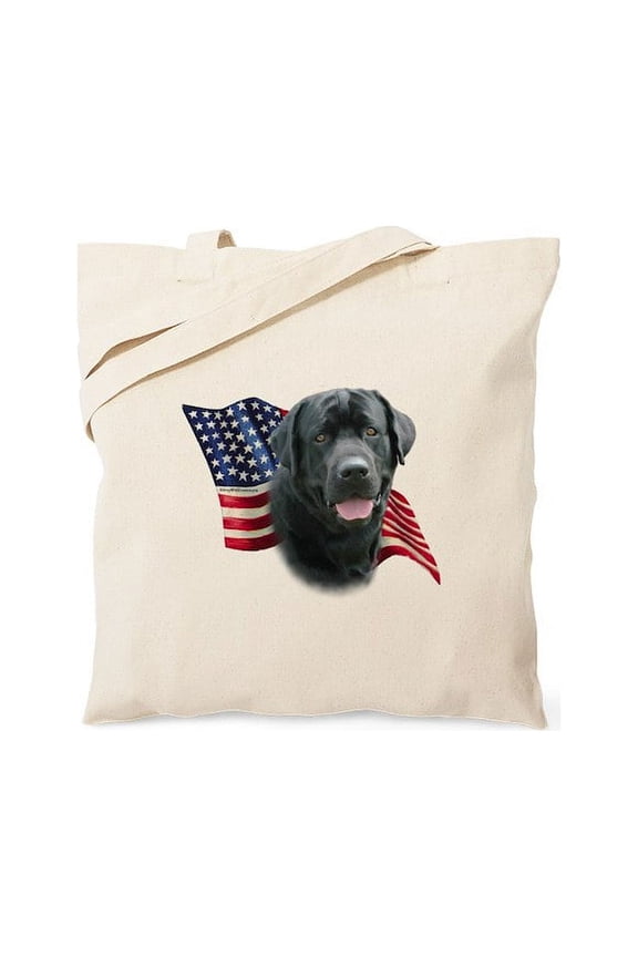 - Black Lab - Unisex Canvas Tote Bag, Beige, 1-Piece