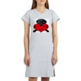 thumbnail image 1 of CafePress - Black Lab Valentine - Women's Nightshirt, 1 of 4