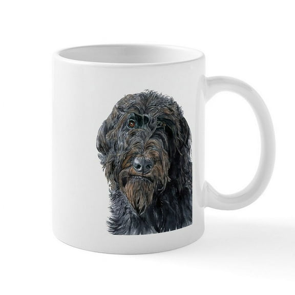 CafePress - Black Labradoodle Pokey Mug - 11 oz Ceramic Mug - Novelty Coffee Tea Cup