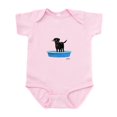 thumbnail image 1 of CafePress - Black Labrador Retriever In Kiddie Pool Body Suit - Baby Light Bodysuit, Size Newborn - 24 Months, 1 of 4