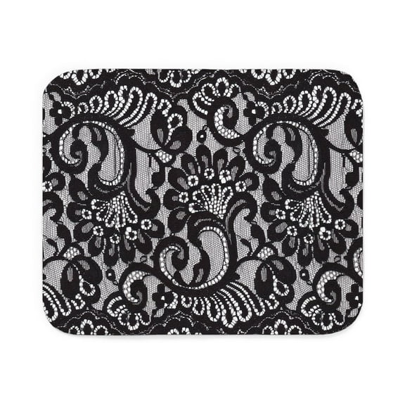 CafePress - Black Lace - Sherpa Fleece Throw Blanket 60" x 50"