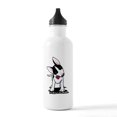 thumbnail image 1 of CafePress - Black Masked Bull Terrier Stainless Water Bottle 1 - Stainless Steel Water Bottle, Sports Bottle, 1.0L, 1 of 5