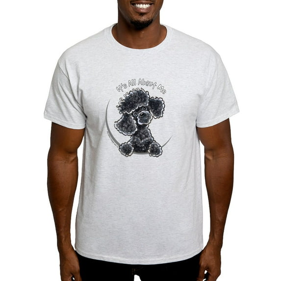 CafePress - Black Poodle IAAM Full Light T Shirt - Men's Classic Graphic T-Shirt