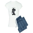 thumbnail image 1 of CafePress - Black Poodle IAAM Full - Women's Light Pajamas, 1 of 1