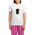 thumbnail image 1 of CafePress - Black Poodle Puppy - Women's Short Sleeve Print T-Shirt and Pants Light Cotton Pajama Set, 1 of 7