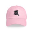 thumbnail image 1 of CafePress - Black Pug Line Art Cap - Adjustable 100% Brushed Unisex Casual Cotton Baseball Cap, Beige, 1, 1 of 2