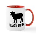 thumbnail image 1 of CafePress - Black Sheep - 11 oz Ceramic Mug - Novelty Coffee Tea Cup, 1 of 4