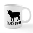 thumbnail image 1 of CafePress - Black Sheep - 20 Oz White Ceramic Mega Mug, 1 of 5