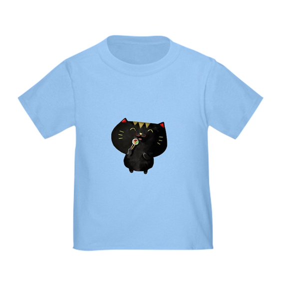 CafePress - Black Sushi Cat T Shirt - Cute Toddler T-Shirt, 100% Cotton