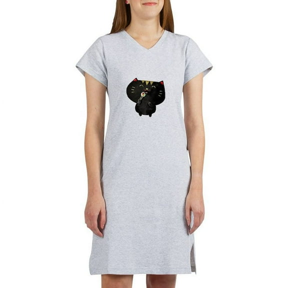 CafePress - Black Sushi Cat - Women's Nightshirt