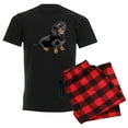 thumbnail image 1 of CafePress - Black Tan Dachshund Men's Dark Pajamas - Men's Dark Loose Fit Cotton Pajama Set, 1 of 7