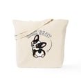 thumbnail image 1 of CafePress - Black Tricolor Corgi - Unisex Canvas Tote Bag, Beige, 1-Piece, 1 of 7