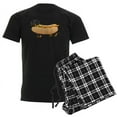 thumbnail image 1 of CafePress - Black Weiner Dog With All The Fixings Pajamas - Men's Dark Pajamas, 1 of 4