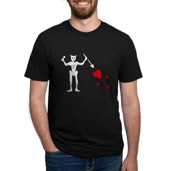 CafePress - Blackbeard_Screen Men's Deluxe T Shirt - Mens Tri-blend T-Shirt