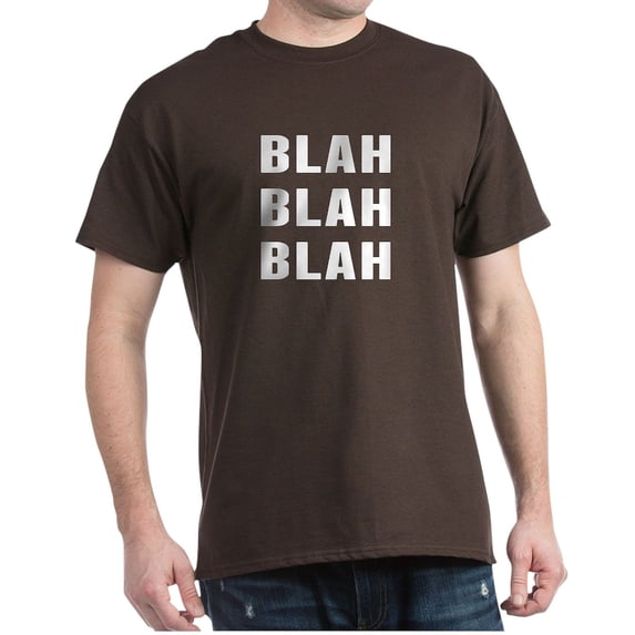 CafePress - Blah Blah Men's Value T Shirt - Men's Classic Graphic Cotton T-Shirt