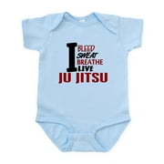 CafePress - Bleed Sweat Breathe Ju Jitsu Infant Bodysuit - Baby Light Bodysuit, Size Newborn - 24 Months