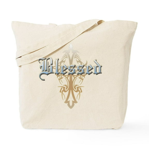 CafePress - Blessed Tote Bag - Unisex Canvas Tote Bag, Beige, 1-Piece