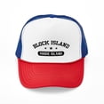thumbnail image 1 of CafePress - Block Island - Adjustable Unisex Printed Trucker Hat with Mesh Back, 1 of 10