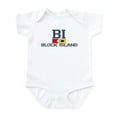 thumbnail image 1 of CafePress - Block Island RI Nautical Design Infant Bodysuit - Baby Light Bodysuit, Size Newborn - 24 Months, 1 of 4