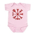 thumbnail image 1 of CafePress - Blood Red Viking Compass : Vegvisir Body Suit - Baby Light Bodysuit, Size Newborn - 24 Months, 1 of 4