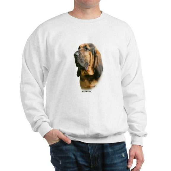 CafePress - Bloodhound 9Y404D 135 Sweatshirt - Crew Neck Sweatshirt