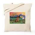 thumbnail image 1 of CafePress - Bloodhound Fantasy Tote Bag - Unisex Canvas Tote Bag, Beige, 1-Piece, 1 of 8