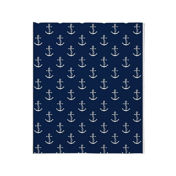 CafePress - Blue Anchors Throw Blanket - Soft Fleece Throw Blanket, 50"x60" for All Ages