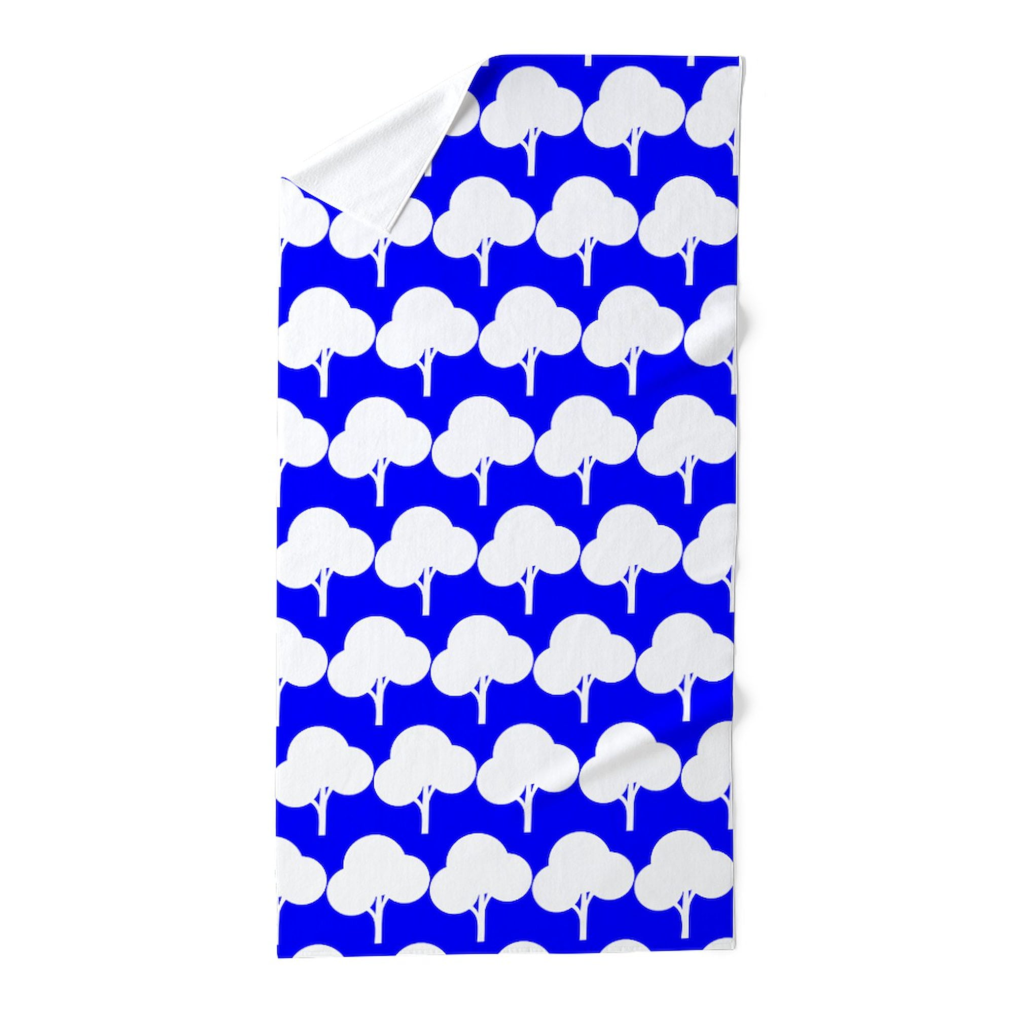 CafePress Blue Camo Beach Towel - 30x60 Inch Super Soft & Absorbent Pool Towel - View #4