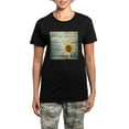 thumbnail image 1 of CafePress - Blue Barnwood Daisy Pajamas - Women's Short Sleeve Print T-Shirt and Pants Dark Cotton Pajama Set, 1 of 7