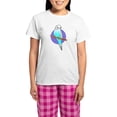 thumbnail image 1 of CafePress - Blue Budgie Women's Light Pajamas - Women's Short Sleeve Print T-Shirt and Pants Light Cotton Pajama Set, 1 of 7