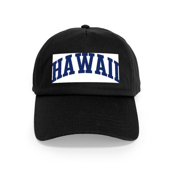 CafePress - Blue Classic Hawaii Cap - Adjustable 100% Brushed Unisex Casual Cotton Baseball Cap, Beige, 1