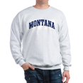 thumbnail image 1 of CafePress - Blue Classic Montana Sweatshirt - Crew Neck Sweatshirt, 1 of 4