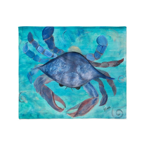 CafePress - Blue Crab Throw Blanket - Soft Fleece Throw Blanket, 50"x60" for All Ages