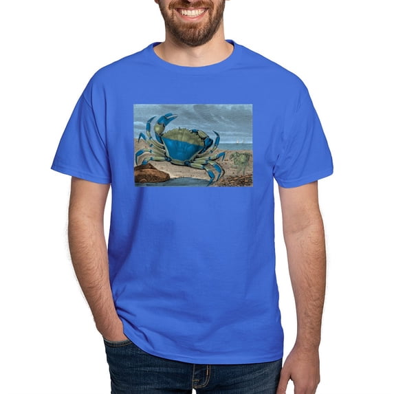 CafePress - Blue Crabs T Shirt - Men's Classic Graphic Cotton T-Shirt