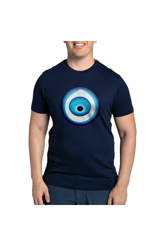 - Blue Evil Eye Men's Eco Sport T Shirt - Men's Dark Eco Sport T-Shirt