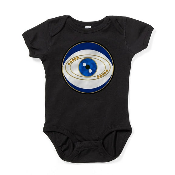 CafePress - Blue Evil Eye With Gold Accents Body Suit - Cute Infant Bodysuit Baby Romper - Size Newborn - 24 Months