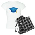 thumbnail image 1 of CafePress - Blue Graduation Cap Women's Light Pajamas - Women's Short Sleeve Print T-Shirt and Pants Light Cotton Pajama Set, 1 of 7
