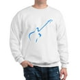 thumbnail image 1 of CafePress - Blue Guitar Sweatshirt - Crew Neck Sweatshirt, 1 of 4