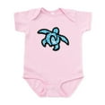 thumbnail image 1 of CafePress - Blue Hawaiian Print Turtle Infant Bodysuit - Baby Light Bodysuit, Size Newborn - 24 Months, 1 of 4