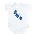 thumbnail image 1 of CafePress - Blue Hibiscus Honu Turtles Body Suit - Baby Light Bodysuit, Size Newborn - 24 Months, 1 of 4