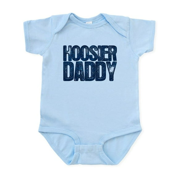CafePress - Blue Hoosier Daddy Infant Bodysuit - Baby Light Bodysuit, Size Newborn - 24 Months