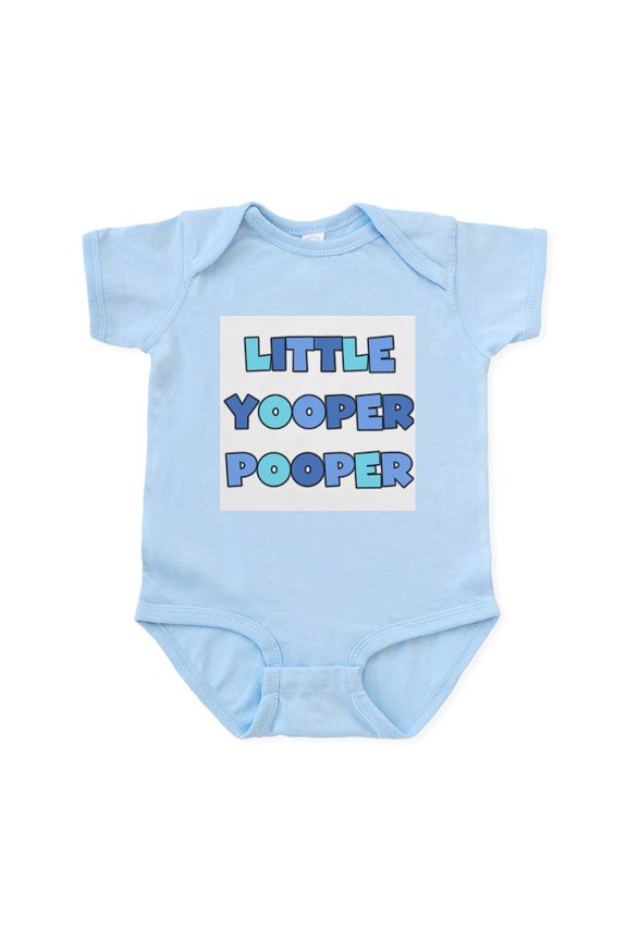 - Blue Little Yooper Pooper Infant Bodysuit - Baby Light Bodysuit, Size Newborn - 24 Months