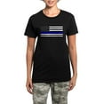 thumbnail image 1 of CafePress - Blue Lives Matter Flag Women's Dark Pajamas - Women's Short Sleeve Print T-Shirt and Pants Dark Cotton Pajama Set, 1 of 7
