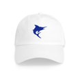thumbnail image 1 of CafePress - Blue Marlin Fish Cap - Adjustable 100% Brushed Unisex Casual Cotton Baseball Cap, Beige, 1, 1 of 2