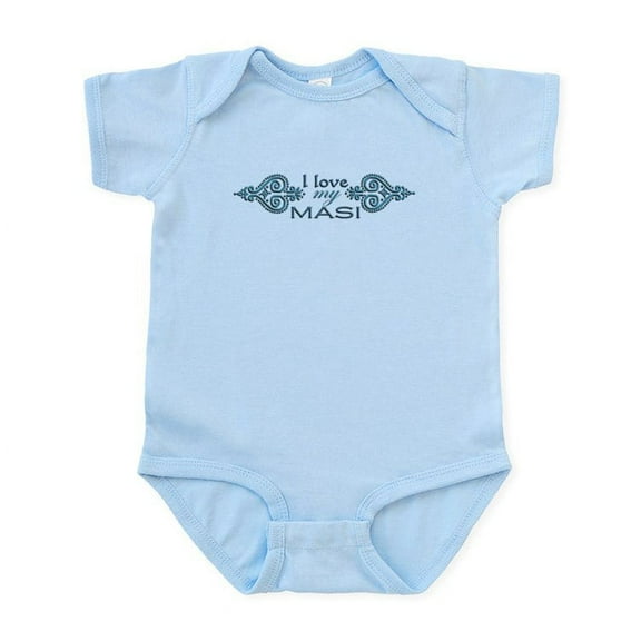 CafePress - Blue Mendhi Masi Infant Bodysuit - Baby Light Bodysuit, Size Newborn - 24 Months