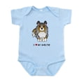 thumbnail image 1 of CafePress - Blue Merle Sheltie Infant Bodysuit - Baby Light Bodysuit, Size Newborn - 24 Months, 1 of 4