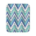 thumbnail image 1 of CafePress - Blue Native Pattern - Sherpa Fleece Throw Blanket 60" x 50", 1 of 5