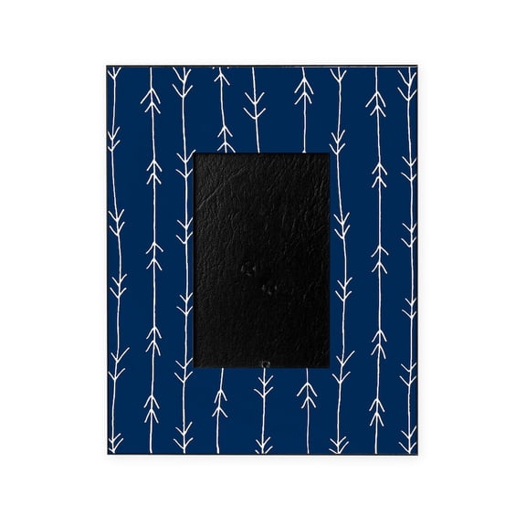 CafePress - Blue, Navy: Arrow Pattern - Decorative 8x10 Picture Frame
