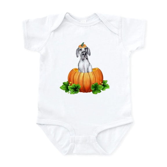 CafePress - Blue Pumpkin Dane UC Infant Bodysuit - Baby Light Bodysuit, Size Newborn - 24 Months